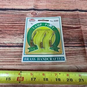 Model power N scale #8480 Diorama light post brass handcrafted sealed